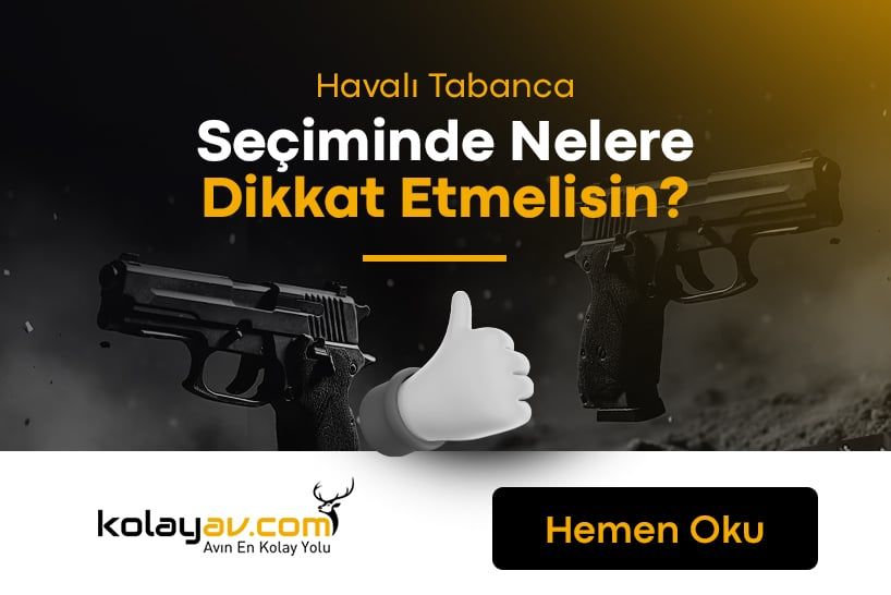 Havalı Tabanca Seçiminde Nelere Dikkat Edilmelidir?