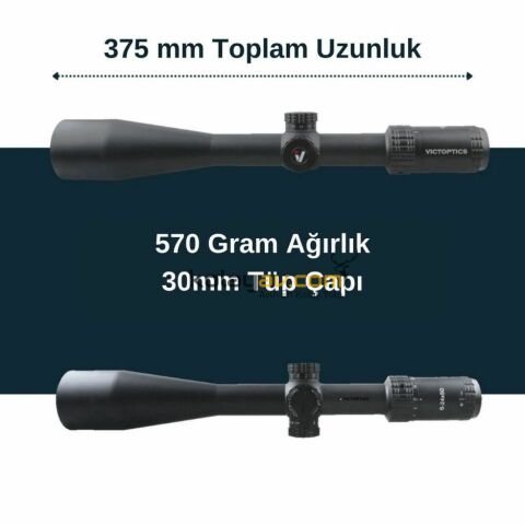 Victoptics Paralaks Teker S4 6-24x50 SFP Tüfek Dürbünü,OPSL17