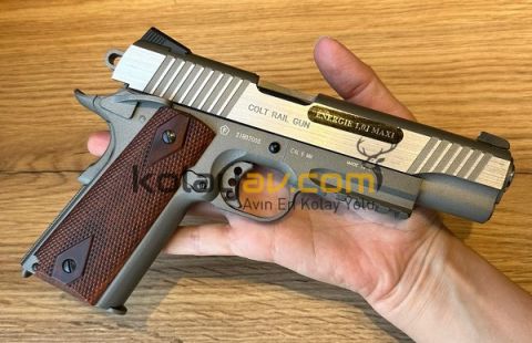 CYBERGUN Colt 1911 GBB Gümüş Airsoft Tabanca