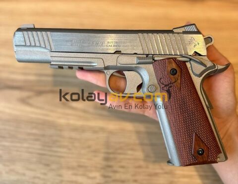 CYBERGUN Colt 1911 Rail Gun Gümüş Airsoft Tabanca