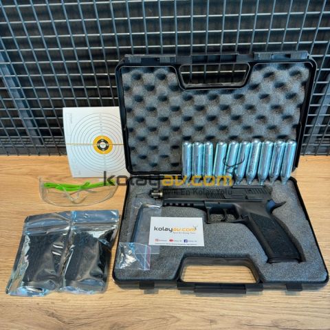 ASG CZ P09 Optik Siyah Blowback Airsoft Tabanca