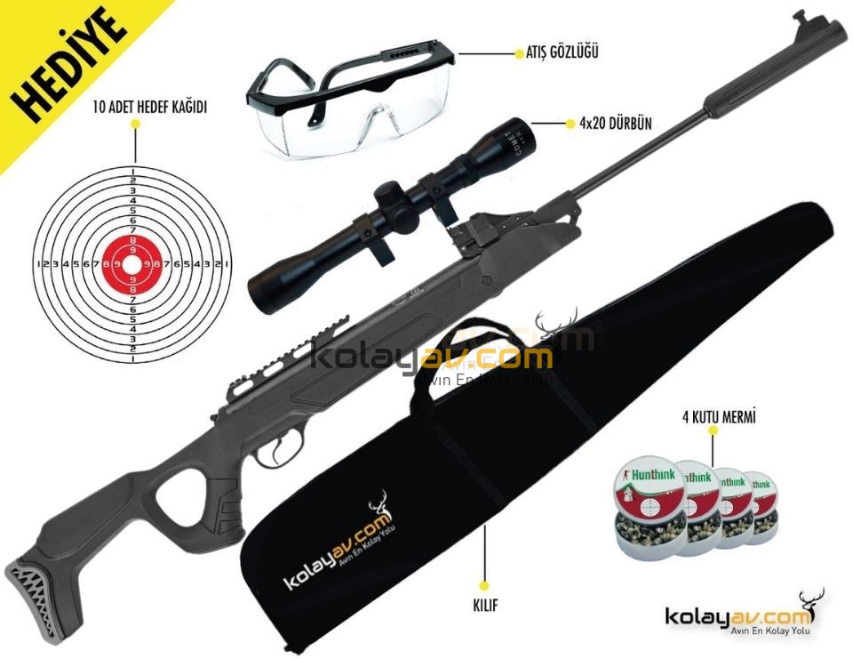 Hatsan SpeedFire 1250 VORTEX Havalı Tüfek, 5.5(Full Set)